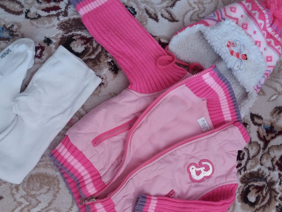 куртка, шапка для малышки