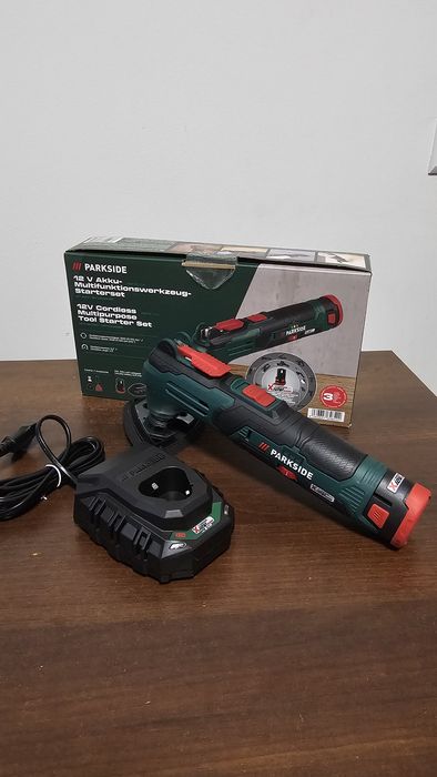 Unealtă multifuncțională Parkside cu acumulator și încărcător inclus
