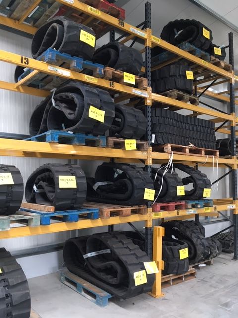 Senile cauciuc pt Miniexcavatoare CAT, Volvo, JCB