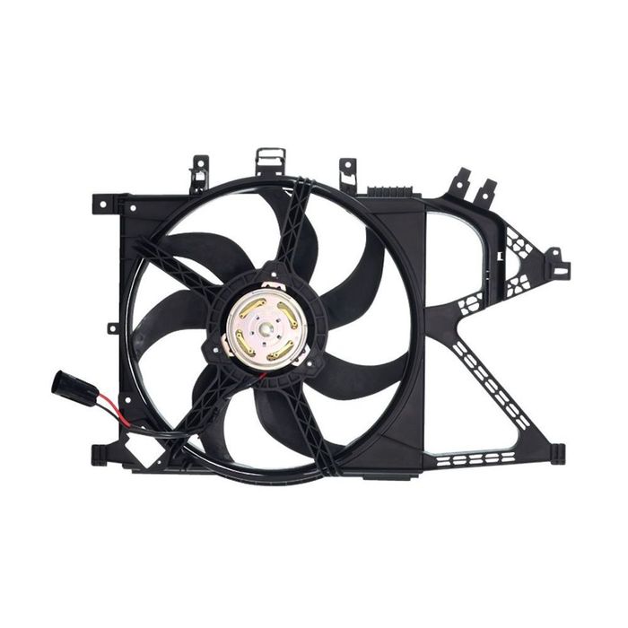 GMV radiator electroventilator Opel Corsa C (X01), 09.2000-2006 1,0 43kw ; 1,2 55kw ; 1,4 66kw ; 1,8 92kw Benzina, Manual, 200W/390mm, cu 2 pini, fara rezistenta, plastic, Aftermarket