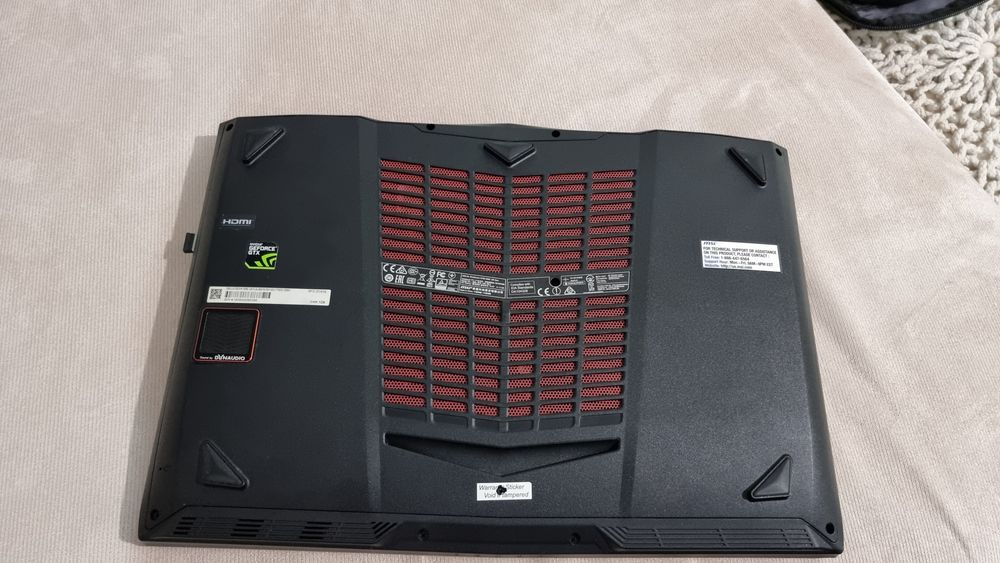 Msi gt62 vr dominator 6re GTX 1070 8GB!!!