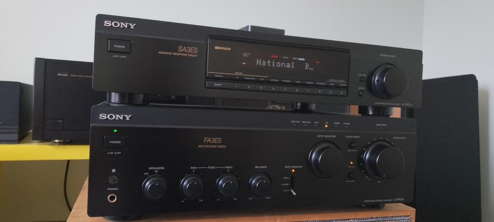Amplificator Sony TA-FA 3 es și Tuner Sony ST-SA 3 es