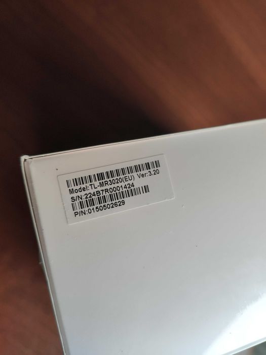 Router WiFi TP-Link TL-MR3020 Portabil Cutie Sigilata