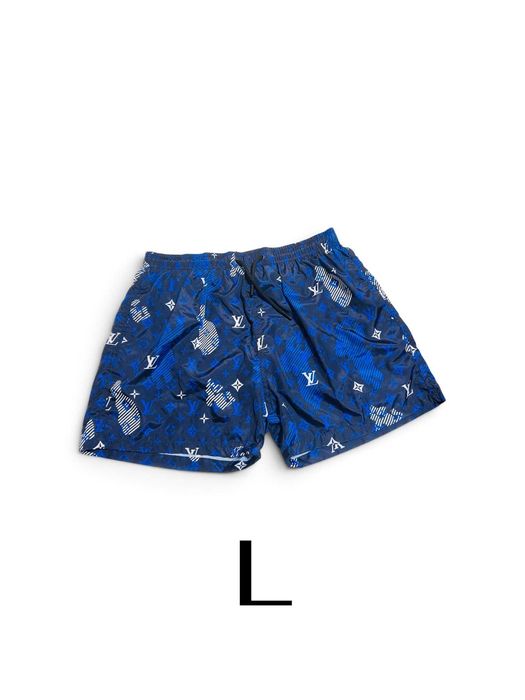 мъжки бански Louis Vuitton x Supreme, Луксозни плажни шорти с лога
