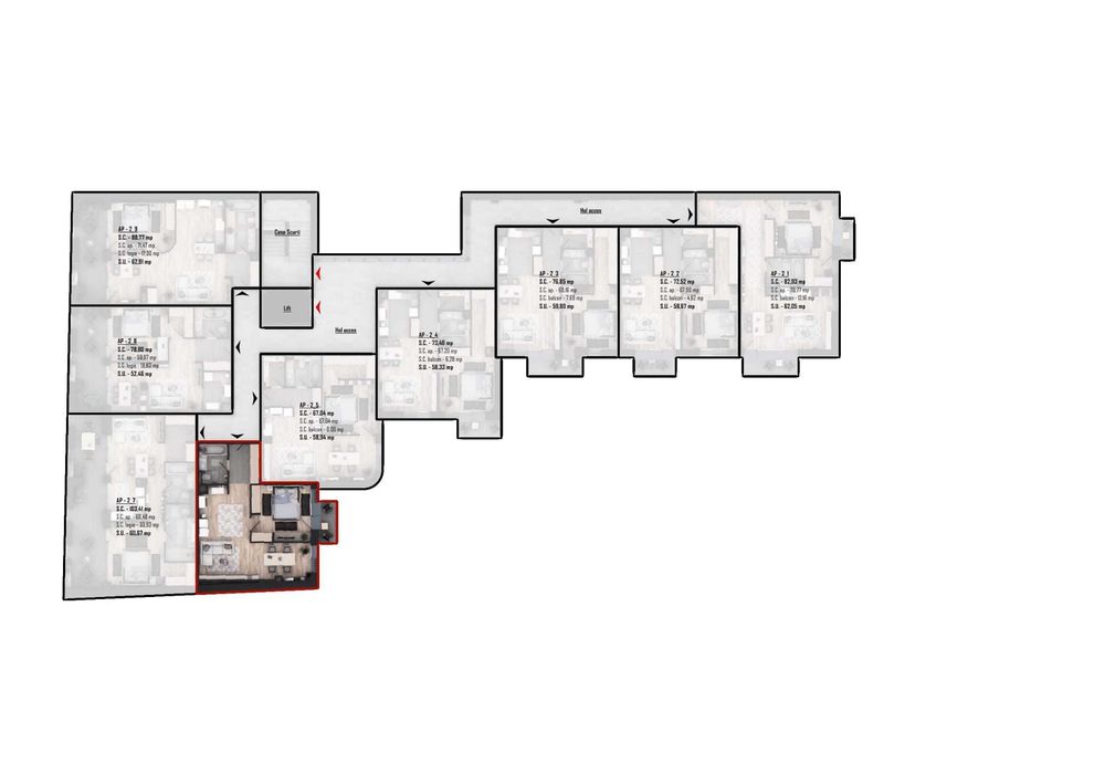 Apartament de vânzare – Nr. 19 | Sophie Residence, Oradea