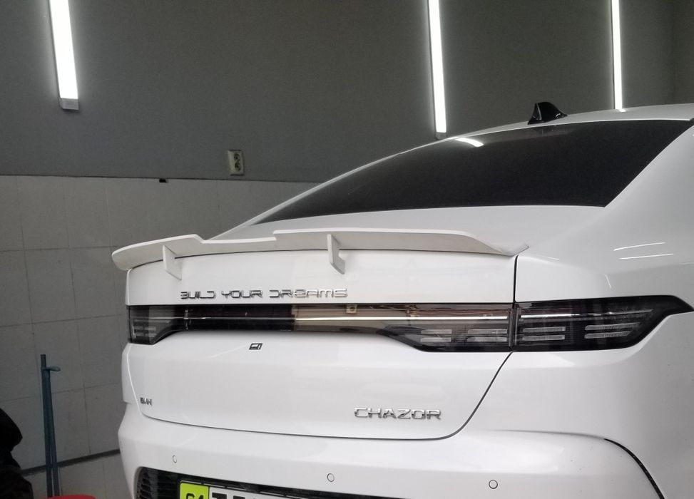 BYD chazor Спойлер. Spoller BYD. Хвост Антикрыло