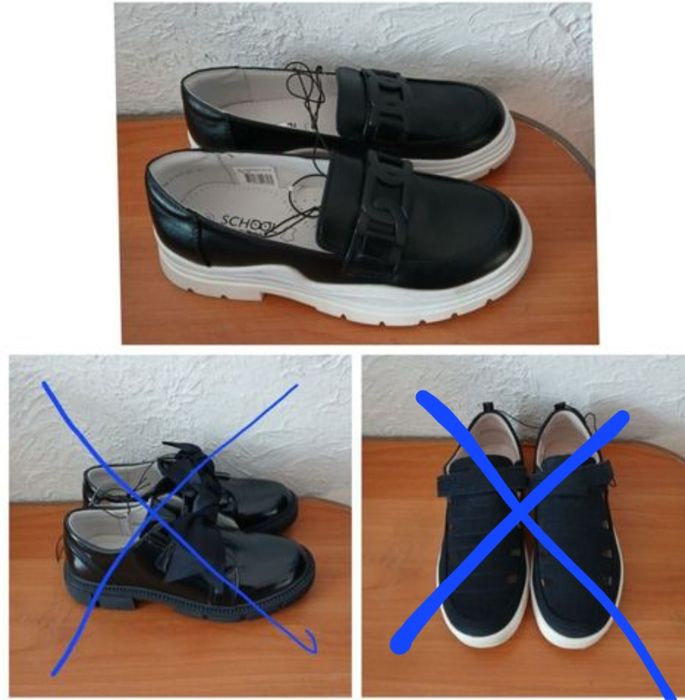 Школьные туфли лоферы новые