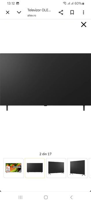 TV LG oled 4k hdr 139cm