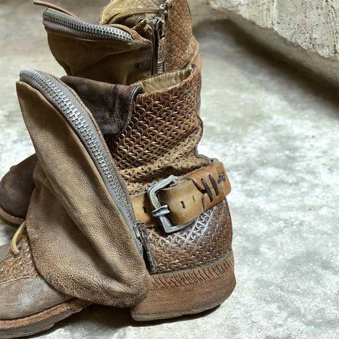 A.S.98 Pocket Leather Boots