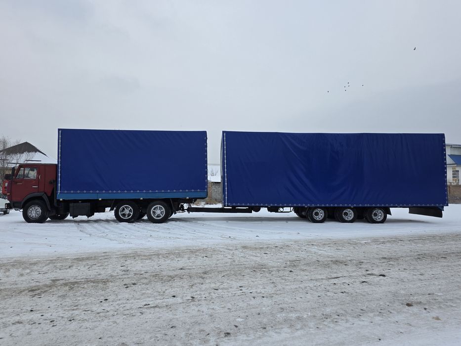 Камаз с прицепом