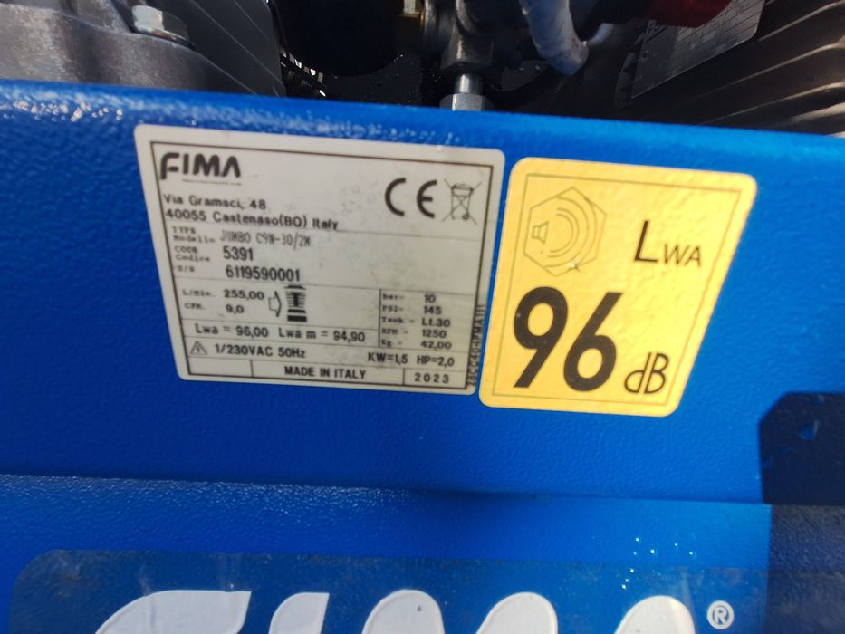 Compresor 220V ,  255 l/ min  30l Fima fabricat in 2023