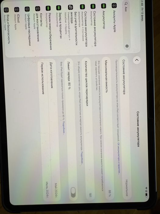 Ipad pro 11 M4 256Гб wi-fi