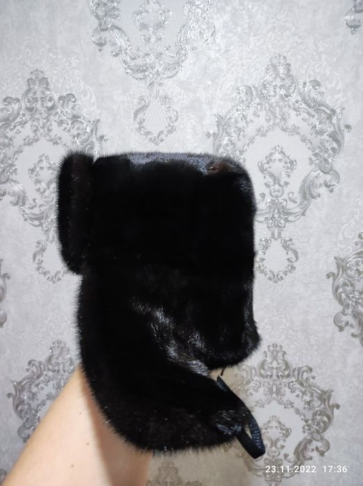 Норковая шапка ушанка