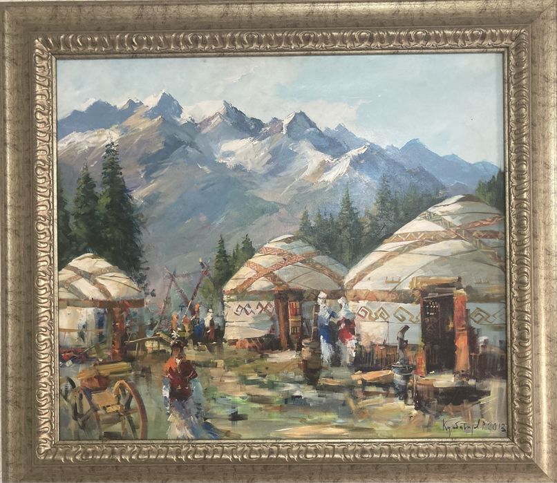 Картина холст масло для подарка