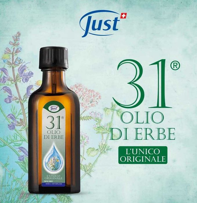 Just Olio 31 – ulei esențial din 31 plante, 100% original din elveția