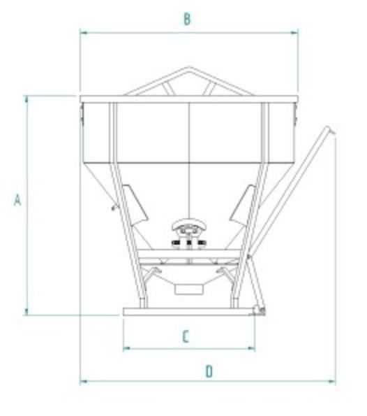 Bena turnare beton cu macaraua
