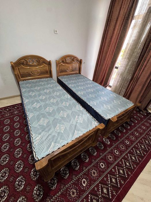 СПАЛЬНЫЙ Матрас Кроват va 2 ta SHKAF 4 кроват и 2 шкаф янгидек холати