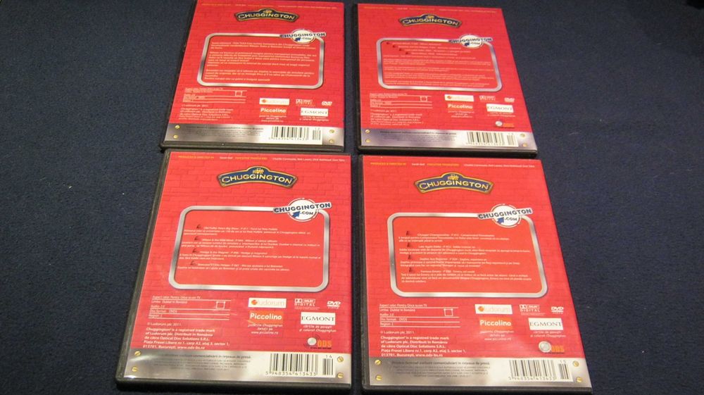 Lot 4 DVD originale /CHUGGINGTON/dublate in Lb.Romana.
