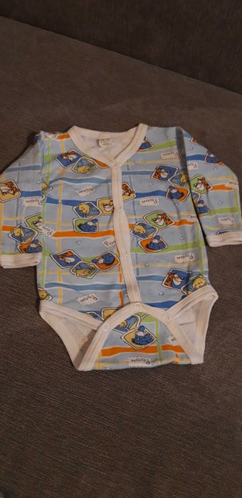 Комплект 12 памучни бодита (68 см) в отлично състояния