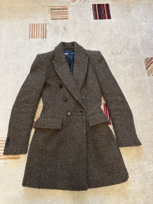 Зелено палто Zara