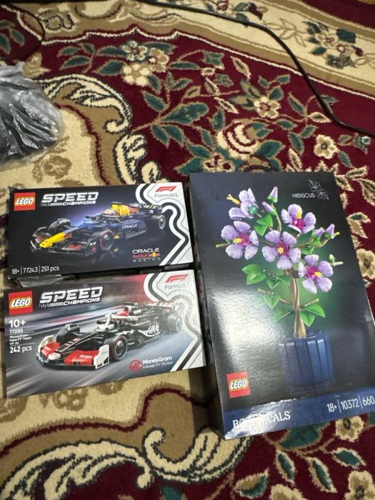 Лего Гибискус и Лего HAAS оригинал!