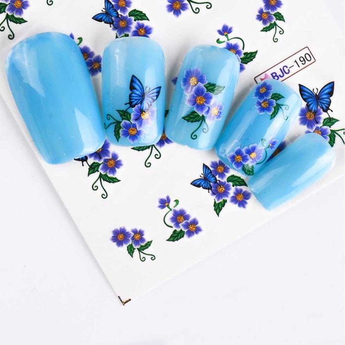 Наклейки/слайдеры для дизайна ногтей