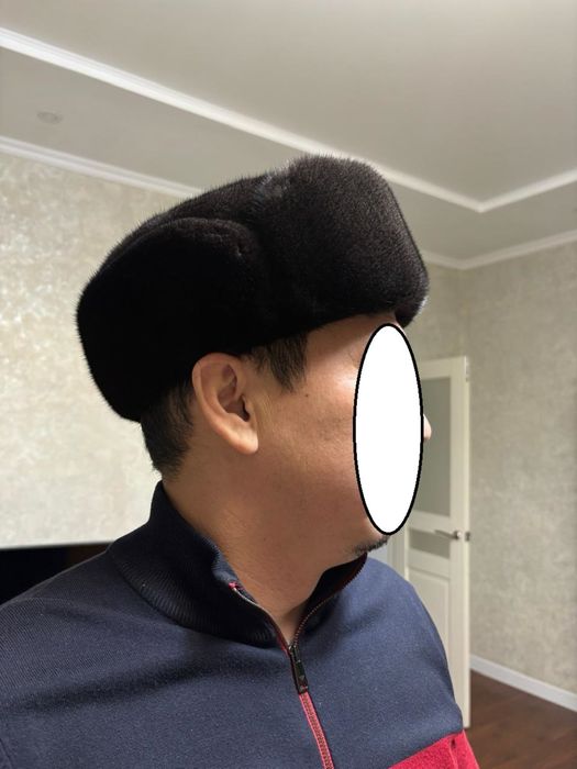 Норковая шапка стильная бөрік