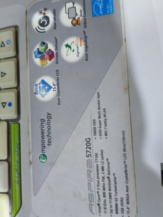 Ноутбук рабочий сломана матрица