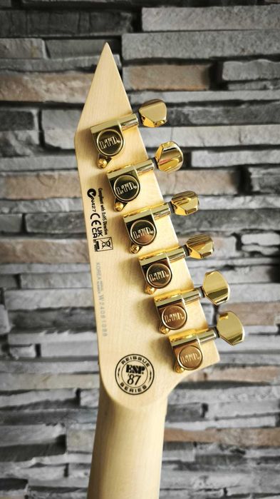 Chitară electrică ESP LTD Mirage Deluxe ’87 Snow White - Korea - Floyd Rose - Seymour Duncan - NOUĂ - GARANȚIE!
