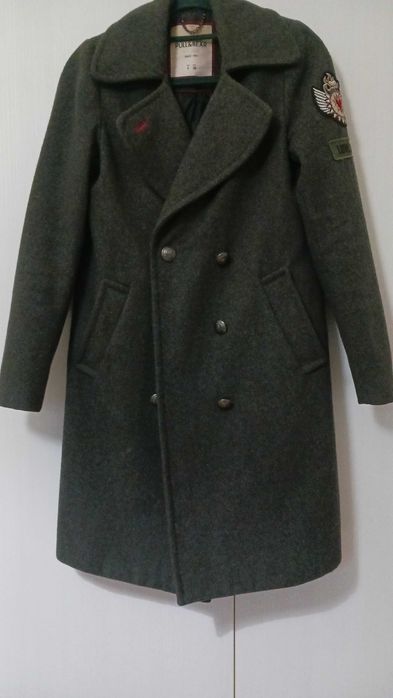 Вълнено палто.Сиво.В много добро състояние.