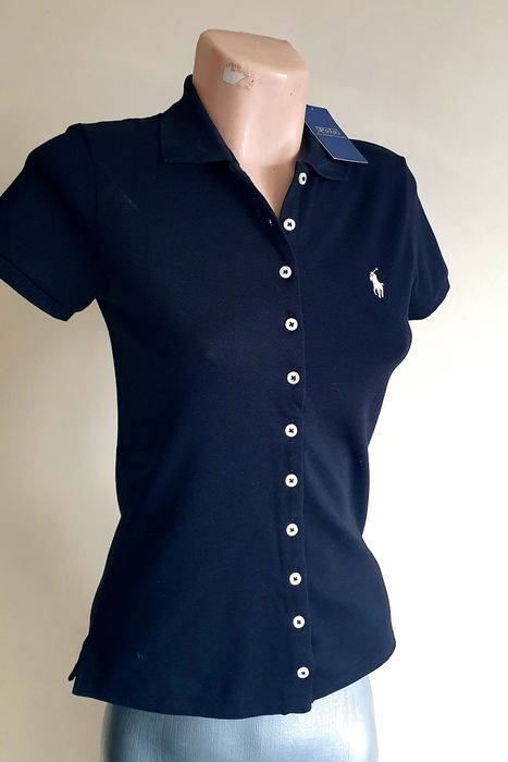 POLO Ralph Lauren Pique Cotton Stretch / S НОВО ОРИГИНАЛ Дамска Тениск