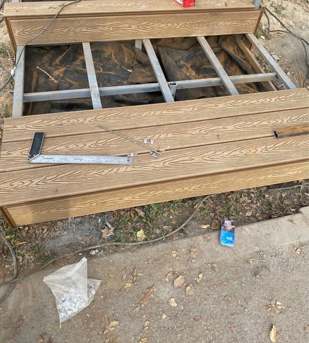 Террасная доска, ДПК, Декинг, монтаж