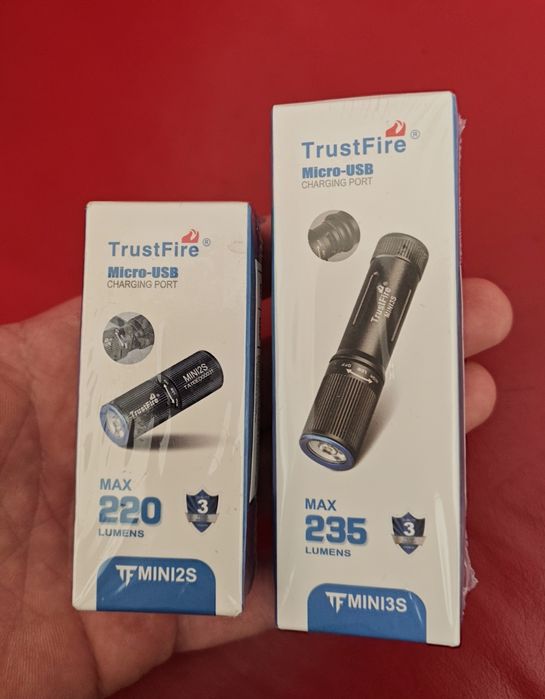 Фенерчета EDC Пускам няколко бройки фенерчета на TrustFire Mini