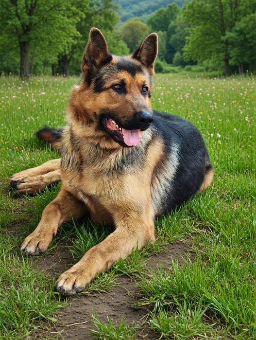 ВЯЗКА / Чистокровный кобель немецкой овчарки. (не продаётся)