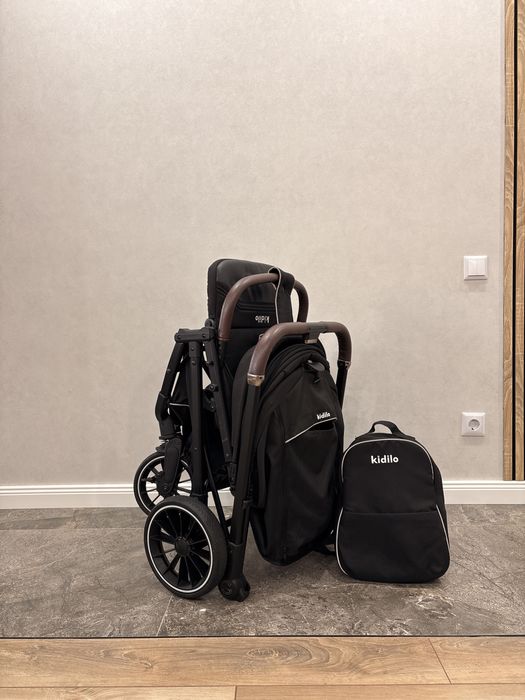 Коляска Kidilo 6521B black