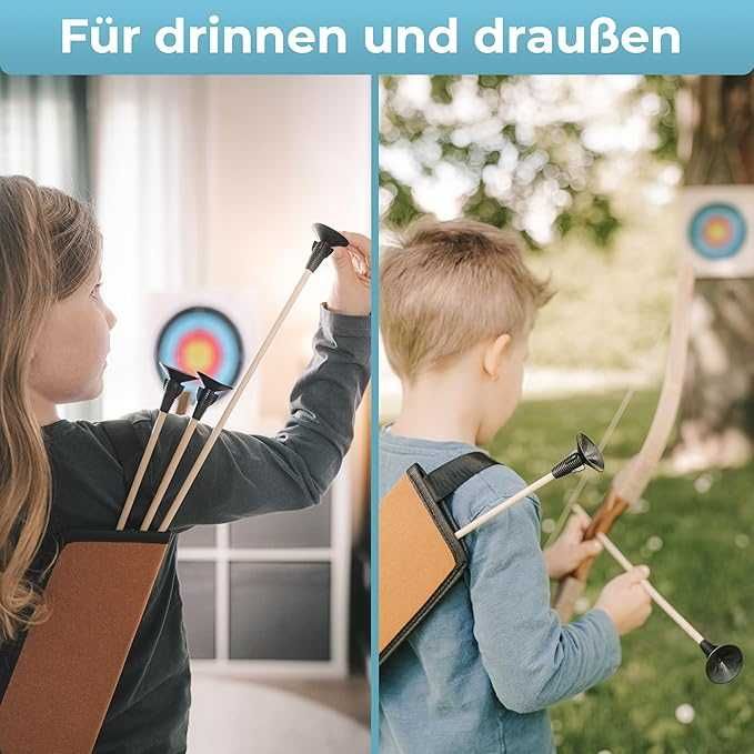 Set de săgeți și arc BOWRILLA® pentru copii