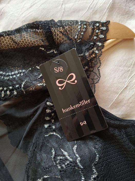 Top Dantela neagra Hunkemoller S