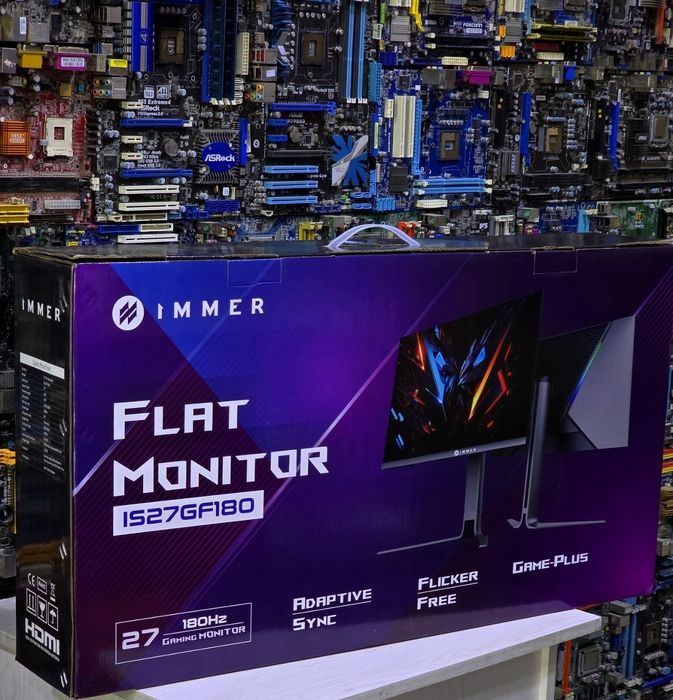 Монитор новый immer  27 180hz