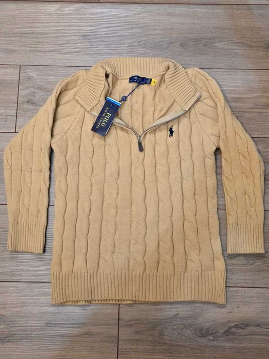 Pulover Ralph Lauren Fermoar ~ Marimea M ~ Nou