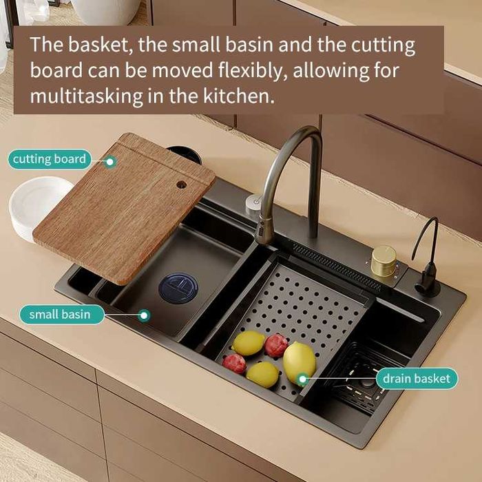 ПРОМОЦИЯ! Висококачествена мултифункционална кухненска мивка