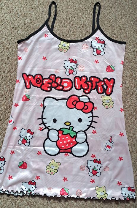 Rochita de noapte hello kitty sanrio camasa de noapte roz