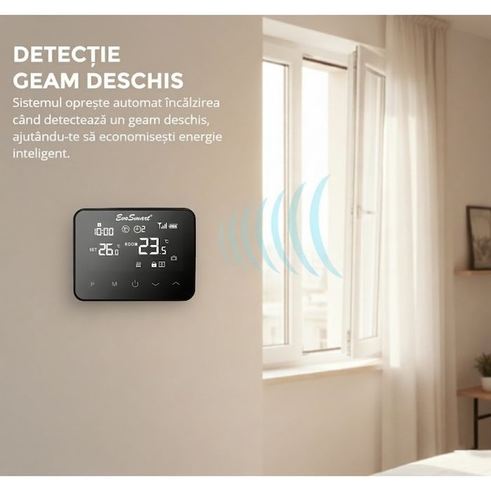 Termostat de ambient inteligent EvoSmart WT-20,WI-FI