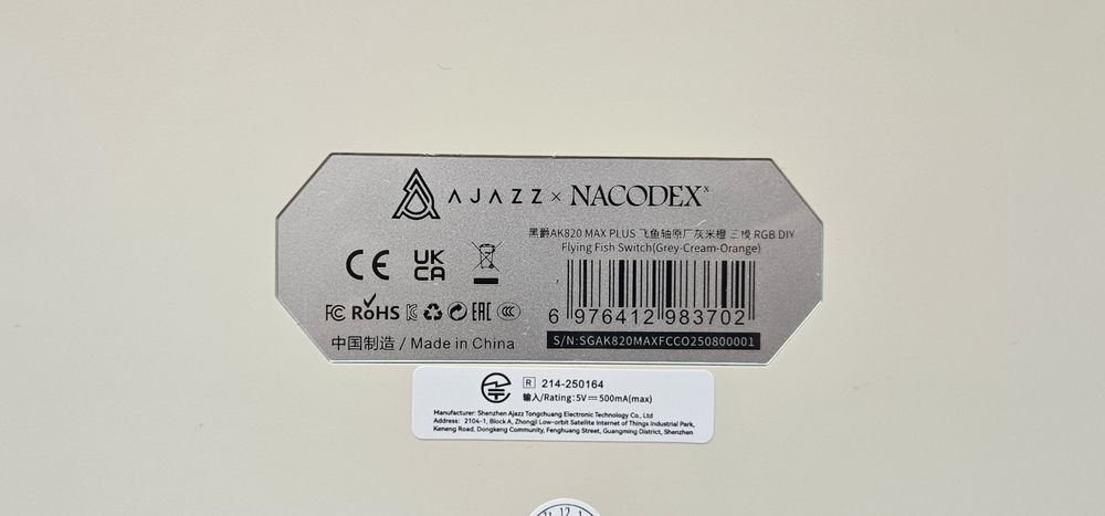 Продам Ajazz ak820 max plus