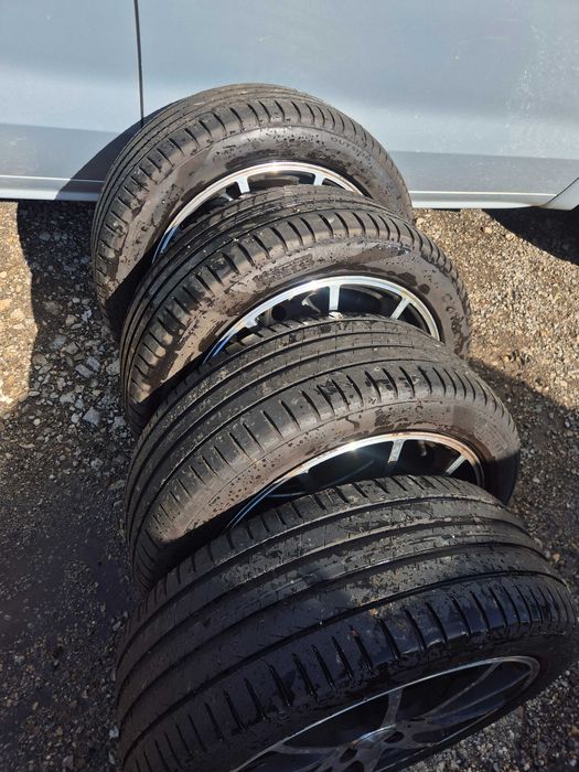 4 алуминиеви джанти 17", 5x114,3 с гуми 222/45R17
