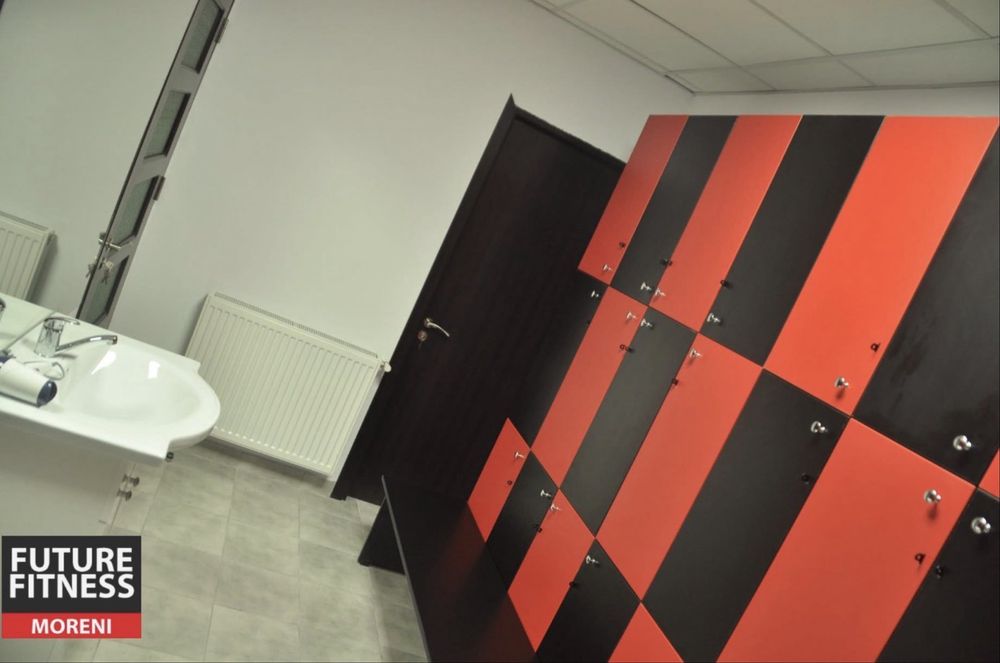 Vestiare sala fitness plus receptie