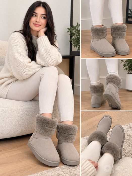 Ayollar uchun zamonaviy UGG etiklar | Issiq va qulay