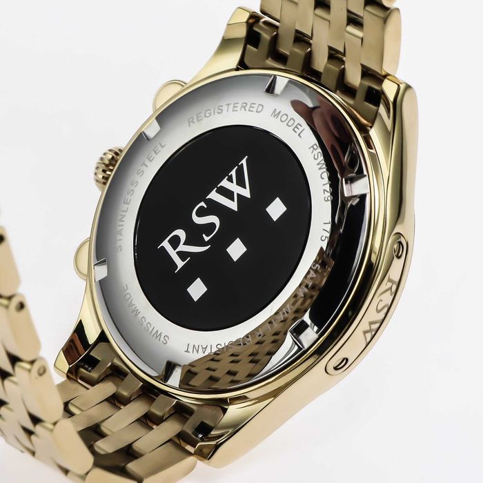 Ceas RSW - La Neuveville Chronograph Swiss Made Quartz - RSWC129-GG-1  - Bărbați