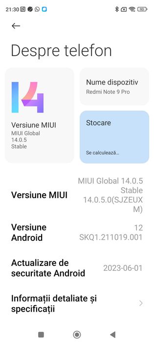 telefon Xiaomi Redmi Note 9 Pro