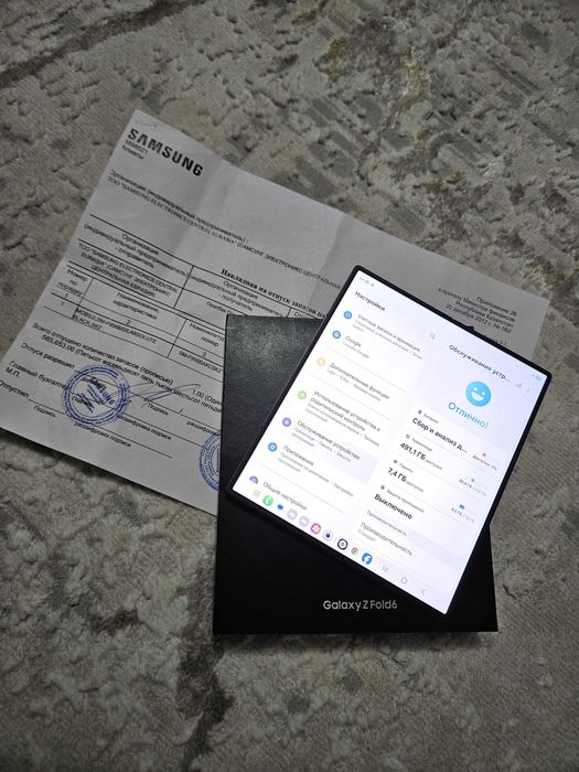 Продам Samsung Z Fold 6 256 gb carbon