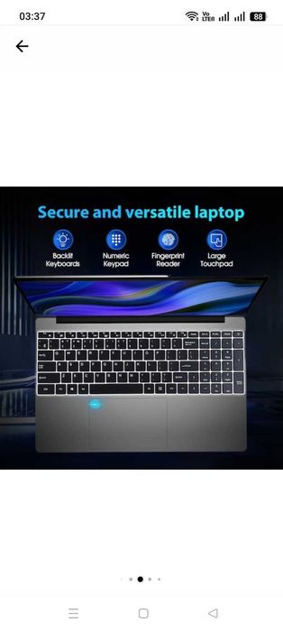 Laptop GXMO 15.6 Intel N95 Quad-Core 16GB RAM SSD 512GB, FHD 1920x1080